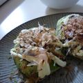 あやプチ's cooksnap of when they made ヘルシーお好み焼き風♪おからイカ玉.
