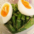 はみころ's cooksnap of when they made スナップエンドウと卵のごまマヨサラダ.