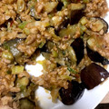 04eri08's cooksnap of when they made ひき肉とナス、長ネギの味噌炒め.