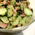 asuuumomo's cooksnap of when they made 簡単！常備菜◎きゅうりとツナの酢の物.
