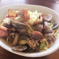 まいちい328's cooksnap of when they made 春キャベツとアサリのスープパスタ♪.