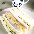 KUMI KUMI's cooksnap of when they made 王道サンドイッチ【タマゴサンド編】.