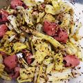 ねぞろ's cooksnap of when they made ✿ウインナーとキャベツの胡麻ゆかり和え✿.