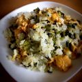 よよよよよ〜ん's cooksnap of when they made 野沢菜漬けのあっさりチャーハン.