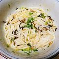 よしのそ's cooksnap of when they made 冷凍うどんで♪バターと塩昆布の釜玉うどん.