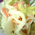 keiちゃん's cooksnap of when they made 簡単大根とレタスとかにかまサラダ.