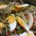 1212アイス's cooksnap of when they made もやしとキュウリとカニカマと卵和えナムル.