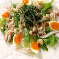 kpえもん♪'s cooksnap of when they made サヤエンドウと半熟卵のグリーンサラダ.