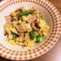 まめかめこ's cooksnap of when they made スナップエンドウエリンギ卵炒め.