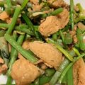 DANGOZARA's cooksnap of when they made ミズの炒め物.
