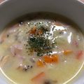 かぴーな's cooksnap of when they made 旬のアサリで♪簡単♪クラムチャウダー♪.