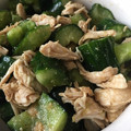 amileamila's cooksnap of when they made たたききゅうりとささみのごま酢あえ.