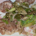Yount's cooksnap of when they made 搾菜と豚肉の炒め物.