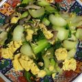 Jeria's cooksnap of when they made チンゲン菜の中華炒め.