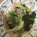 ♪choko♪'s cooksnap of when they made 塩辛とクリームチーズのキャベツ炒め.