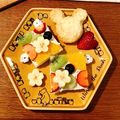 LUCA★'s cooksnap of when they made フルーツオープンサンド♡.