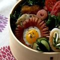 junkie_t's cooksnap of when they made お弁当に☆ひまわり目玉焼き.