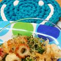 cocoりえ's cooksnap of when they made レンジで1分半スピードカイワレあえ.