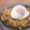 友莉子's cooksnap of when they made 簡単 ワンポット 喫茶店風ナポリタン.