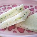 amm46's cooksnap of when they made 小腹すいた？クリチきゅうりサンドイッチ.