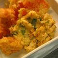 attang's cooksnap of when they made 鰹節と大葉入り☆変わり衣の豆腐の天ぷら.