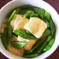 つよまり's cooksnap of when they made 絹さや(スナップエンドウ)と揚げの煮浸し.