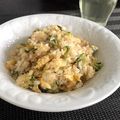misatona's cooksnap of when they made 焦がしねぎのシンプル卵チャーハン.