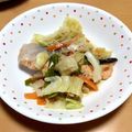 宮ちゃんママ's cooksnap of when they made 塩麹、しょうが入り☆鮭のちゃんちゃん焼き.