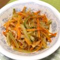 もぐもぐ人's cooksnap of when they made セロリと人参のきんぴら＊砂糖なし＊.