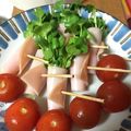 ☆あおはるママ☆'s cooksnap of when they made おつまみに、弁当の彩りに！カイワレハム☆.