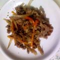 あやと君母's cooksnap of when they made お弁当に☆牛こまとゴボウの甘辛煮.
