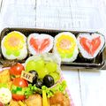 ☆のんのんの～ん☆'s cooksnap of when they made 簡単キャラ弁・デコ弁♡ハートおにぎり♡♡.