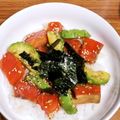 naoyumi☆'s cooksnap of when they made マグロとアボカドの丼☆ポキ丼.