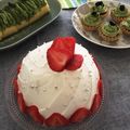 aicon529's cooksnap of when they made 簡単手作り！Xmasスノードームケーキ.