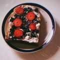 はるふり's cooksnap of when they made 反則？苺とオレオヨーグルトのトースト.