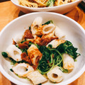 いの⭐️りえ's cooksnap of when they made *豆苗&ちくわの梅干し和え*.