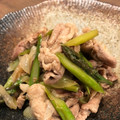 ペペ☆'s cooksnap of when they made 豚こまとアスパラのネギ塩丼♪.