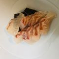 長谷川食堂's cooksnap of when they made 簡単なのに高級料理店の味！鯛の昆布締め.