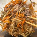 オカサク's cooksnap of when they made レンジで簡単きんぴら牛蒡.