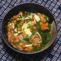nosso's cooksnap of when they made えのきめかぶ納豆.