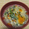 クックX4V28S☆'s cooksnap of when they made もずくの酸辣湯.