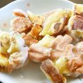 スタイリッシュママ's cooksnap of when they made サツマイモとベビーハムのサイコロ天ぷら.