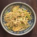 時々肉を食べたい's cooksnap of when they made 節約♡めんつゆマヨ味のもやし卵炒め♡.