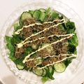 caruga's cooksnap of when they made しらすとレタスのサラダ.