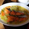 にゃんぴぴ★'s cooksnap of when they made 野菜たっぷり簡単！鮭のちゃんちゃん焼き.