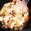 toshi♫'s cooksnap of when they made 焼き鳥缶と塩昆布で♪炊き込みご飯♪.