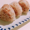 sumiぴょん's cooksnap of when they made 簡単焼おにぎり(黒ごまバージョン).