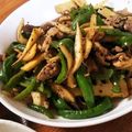 低カロ探検隊's cooksnap of when they made 調味料２つで‼︎ソッコー青椒肉絲☆.
