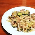 有ちん's cooksnap of when they made 簡単＊豚肉とズッキーニのにんにく味噌炒め.