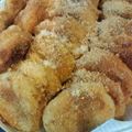 ikutanmama's cooksnap of when they made ちょっとの油で♪お豆腐の揚げおやつ☆.
